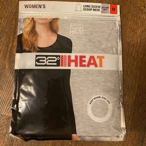 Brand new never opened 32 degree heat light grey long sleeve